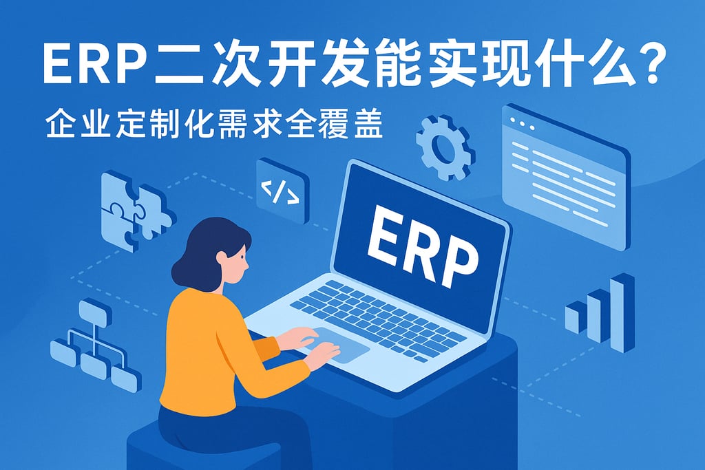 ERP二次开发能实现什么？企业定制化需求全覆盖