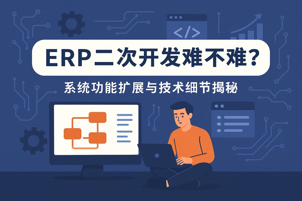 ERP二次开发难不难？系统功能扩展与技术细节揭秘