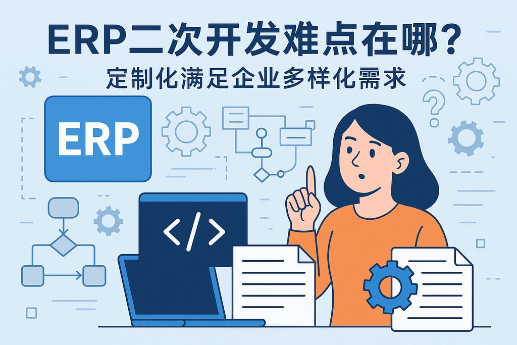 ERP二次开发难点在哪？定制化满足企业多样化需求