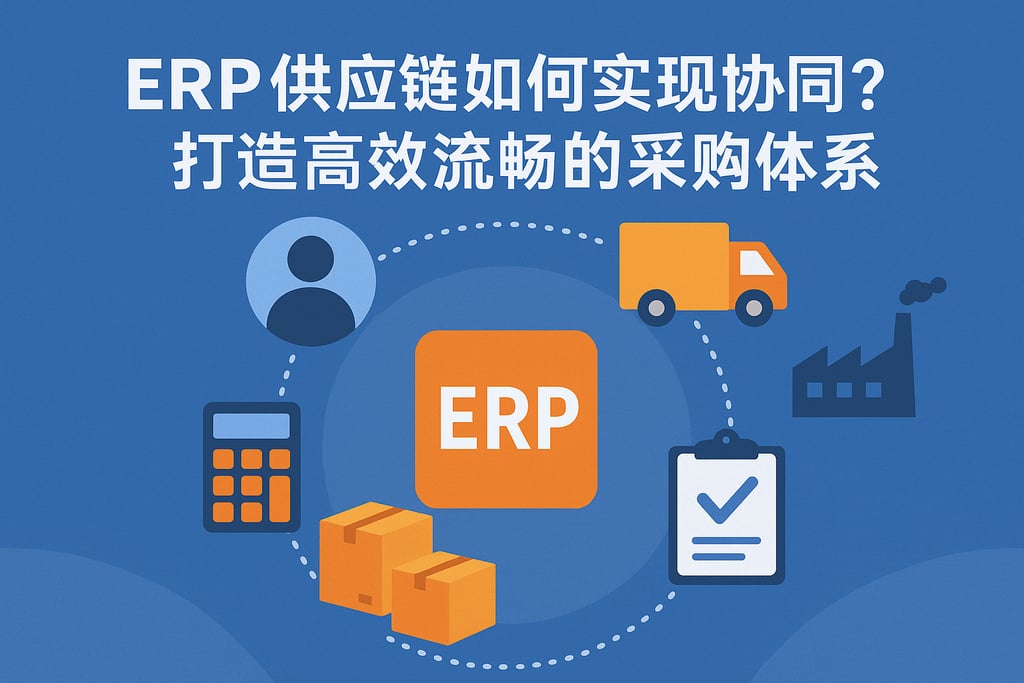 ERP供应链如何实现协同？打造高效流畅的采购体系