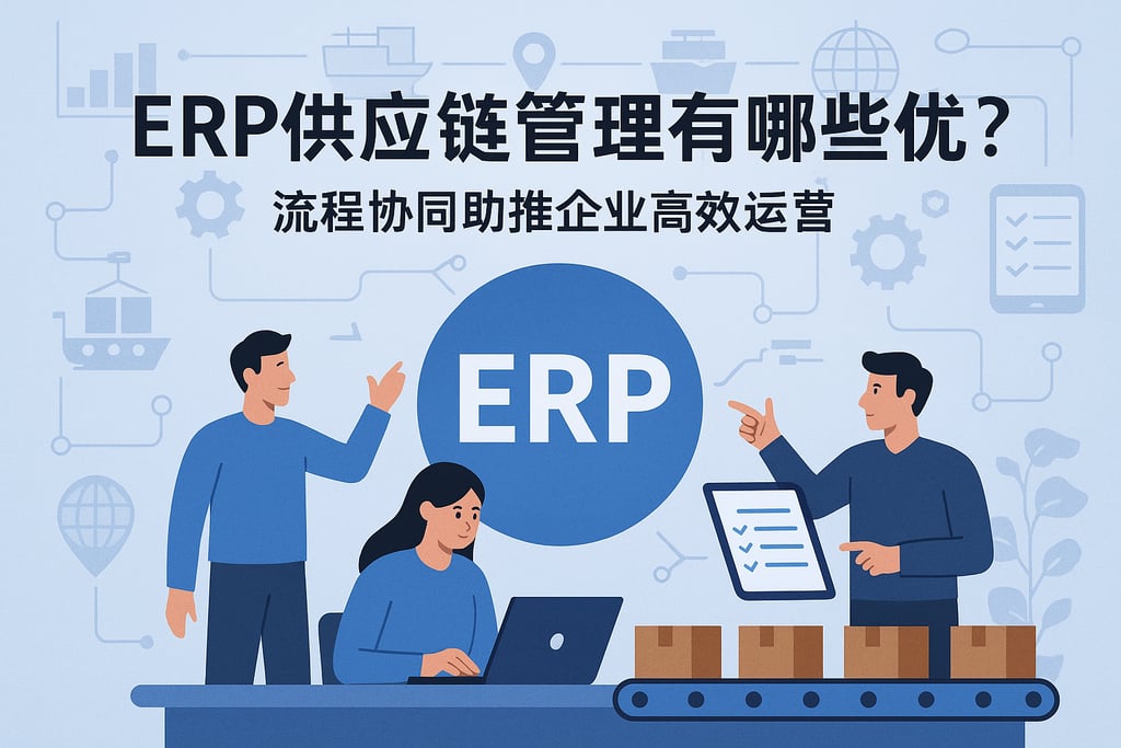 ERP供应链管理有哪些优势？流程协同助推企业高效运营