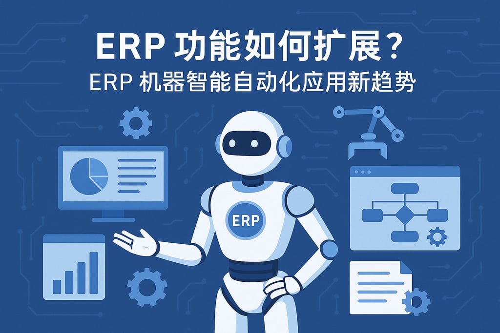 ERP功能如何扩展？ERP机器人智能自动化应用新趋势