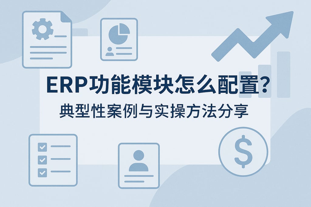 ERP功能模块怎么配置？典型性案例与实操方法分享