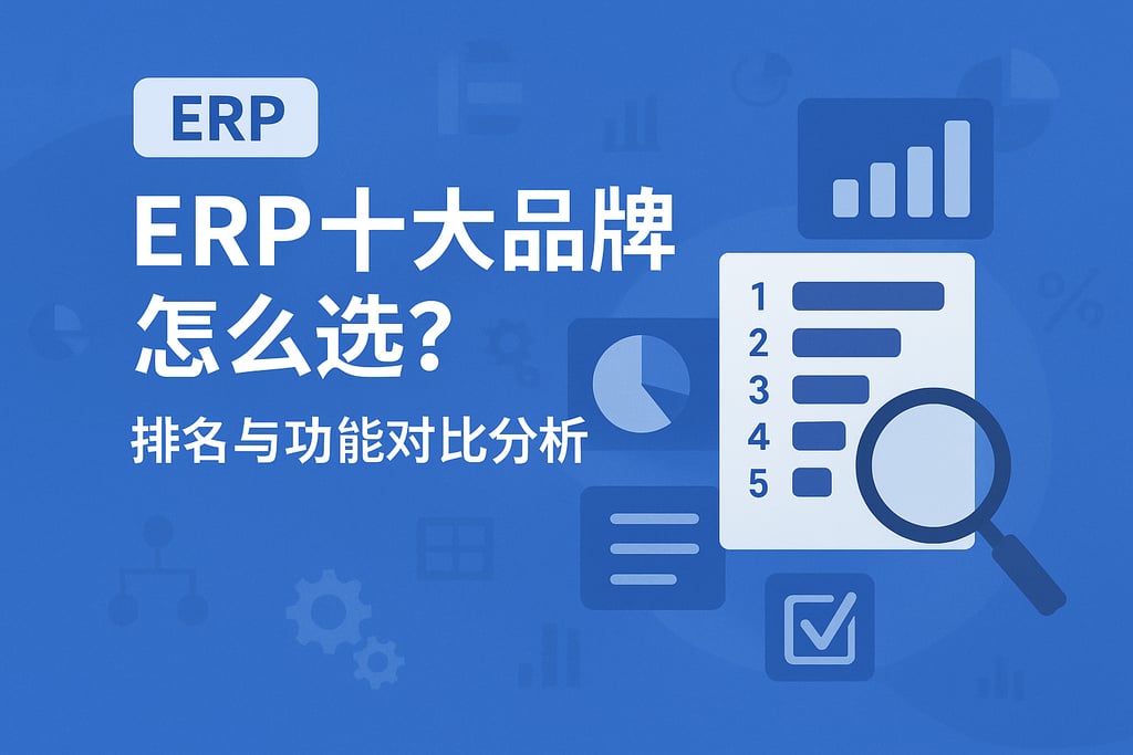 ERP十大品牌怎么选？排名与功能对比分析