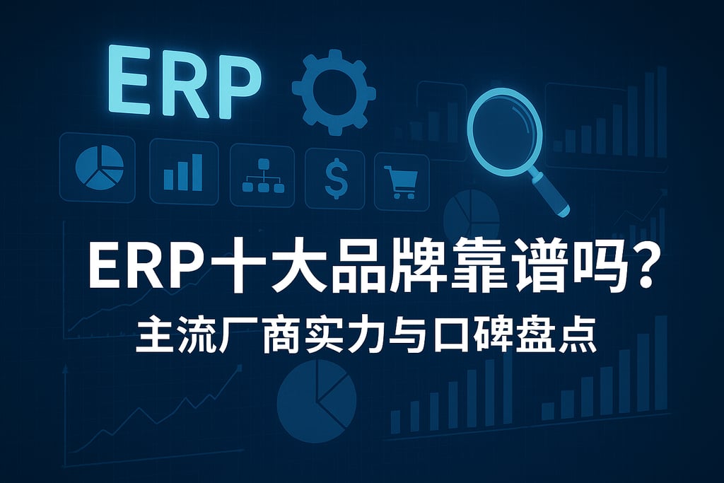ERP十大品牌靠谱吗？主流厂商实力与口碑盘点