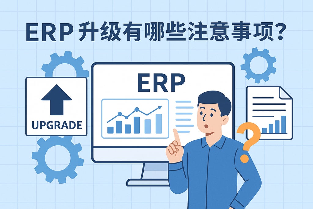 ERP升级有哪些注意事项？企业资源规划系统迭代管理