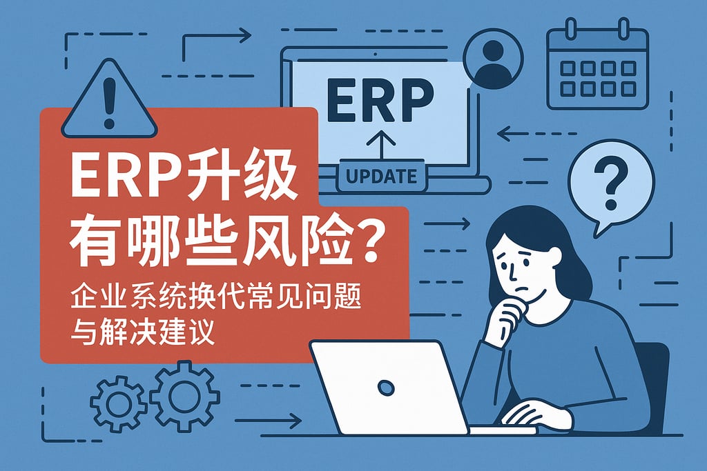 ERP升级有哪些风险？企业系统换代常见问题与解决建议
