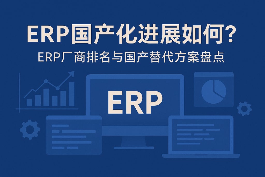 ERP国产化进展如何？ERP厂商排名与国产替代方案盘点