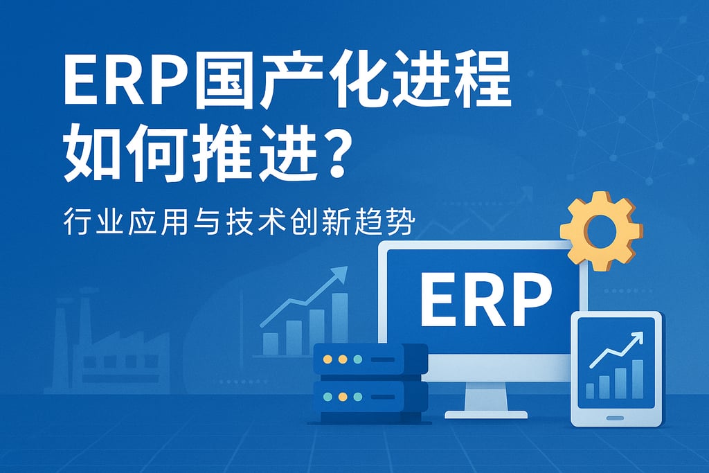 ERP国产化进程如何推进？行业应用与技术创新趋势