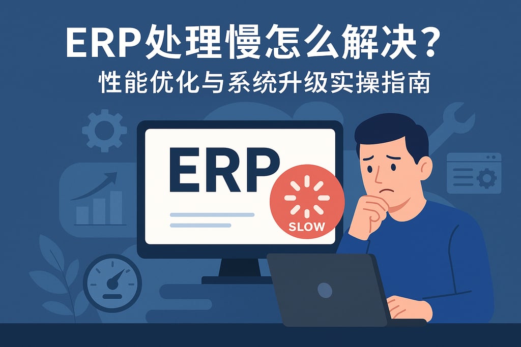 ERP处理慢怎么解决？性能优化与系统升级实操指南