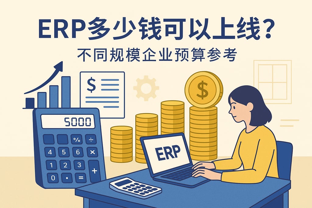 ERP多少钱可以上线？不同规模企业预算参考