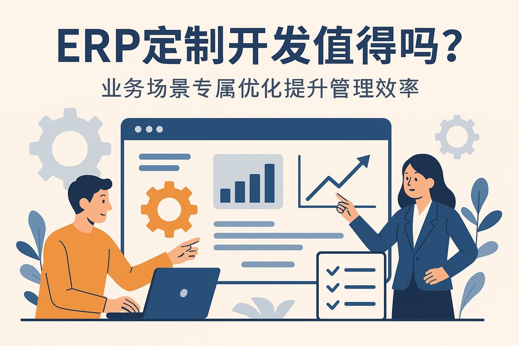 ERP定制开发值得吗？业务场景专属优化提升管理效率
