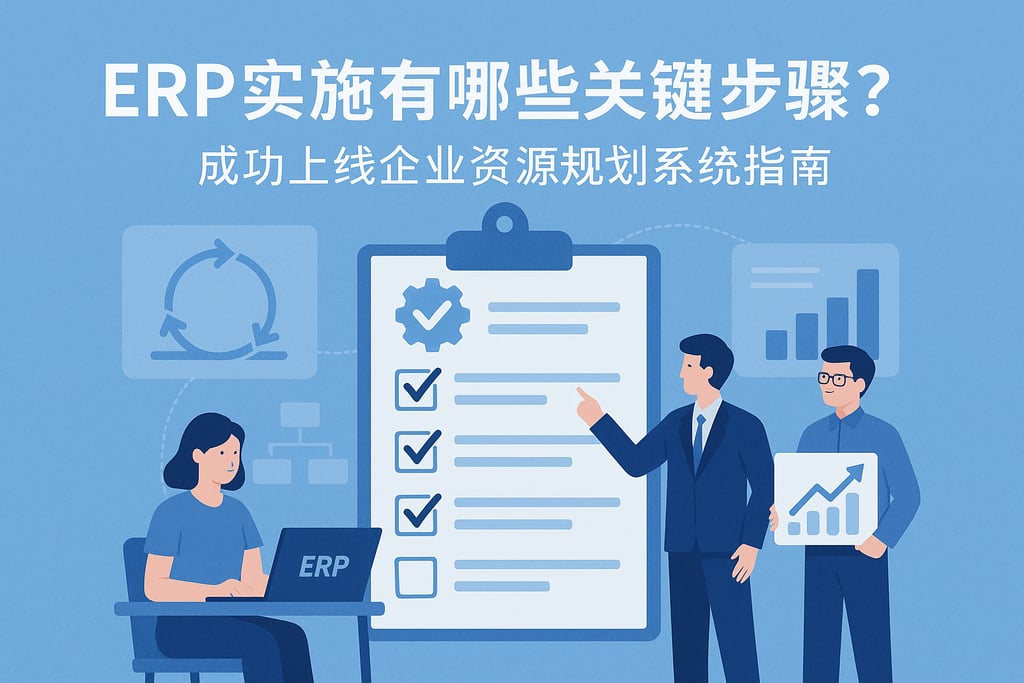 ERP实施有哪些关键步骤？成功上线企业资源规划系统指南