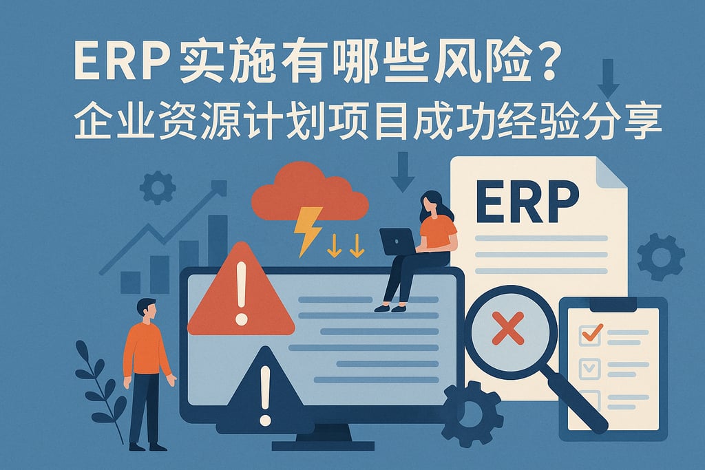 ERP实施有哪些风险？企业资源计划项目成功经验分享
