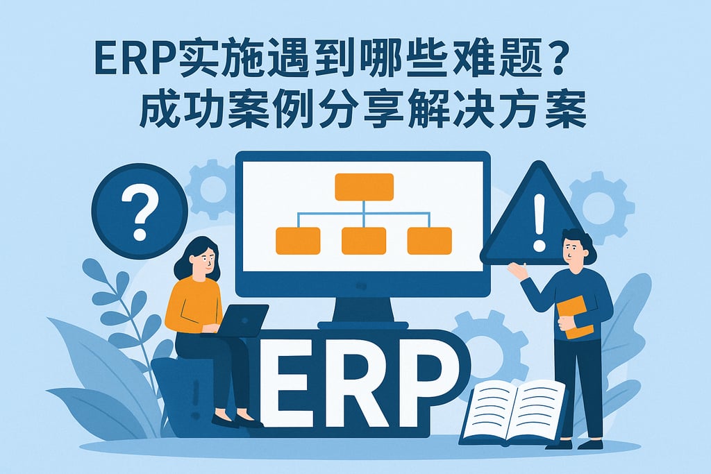 ERP实施遇到哪些难题？成功案例分享解决方案