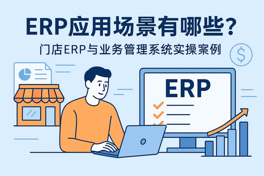 ERP应用场景有哪些？门店ERP与业务管理系统实操案例