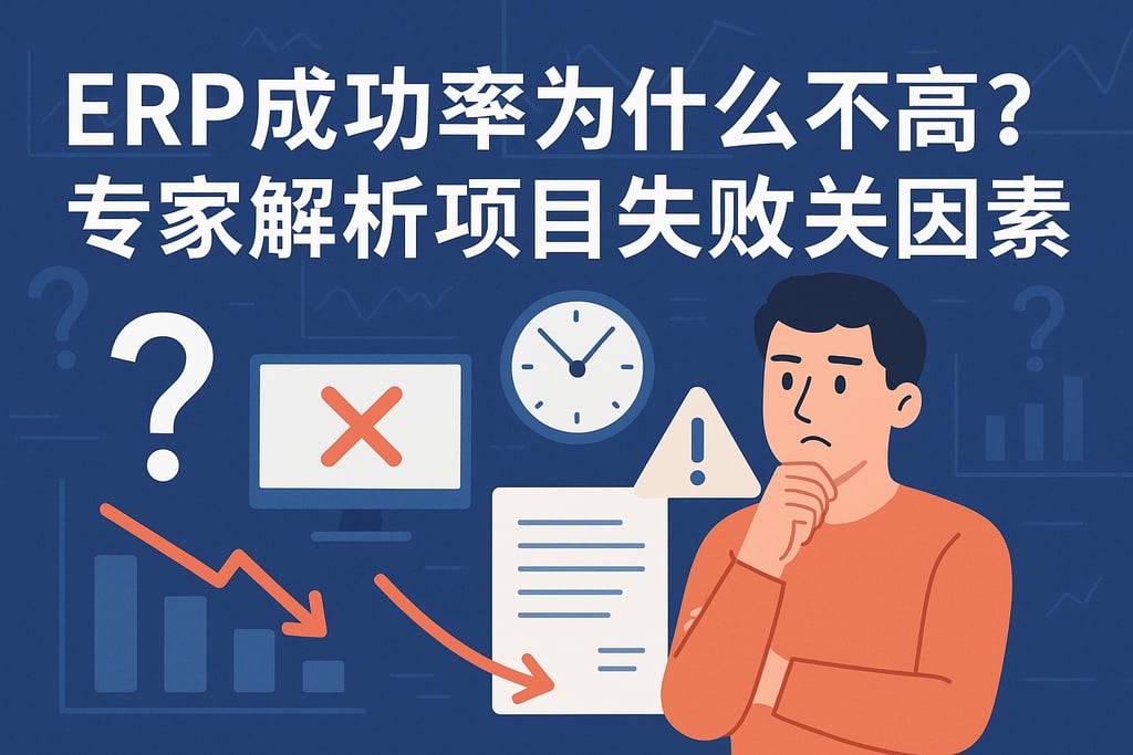 ERP成功率为什么不高？专家解析项目失败关键因素
