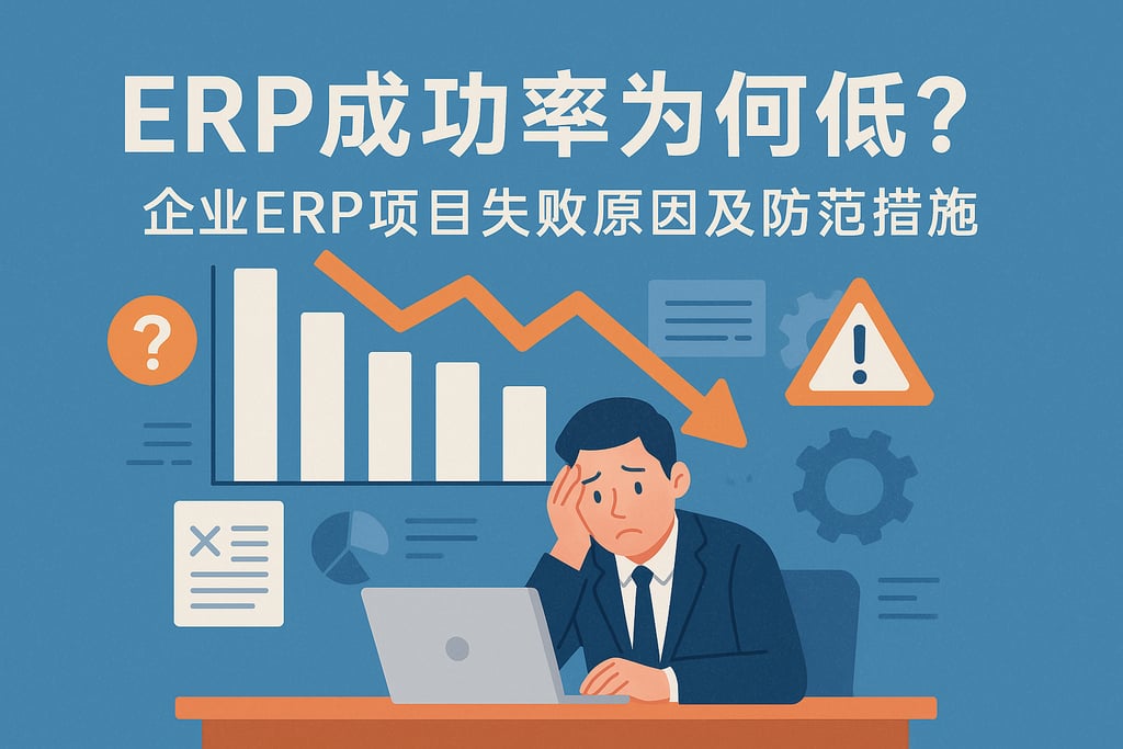 ERP成功率为何低？企业ERP项目失败原因及防范措施