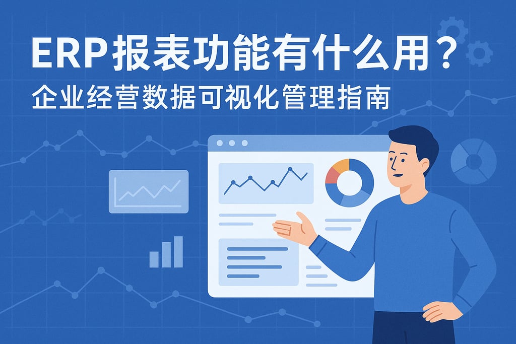 ERP报表功能有什么用？企业经营数据可视化管理指南