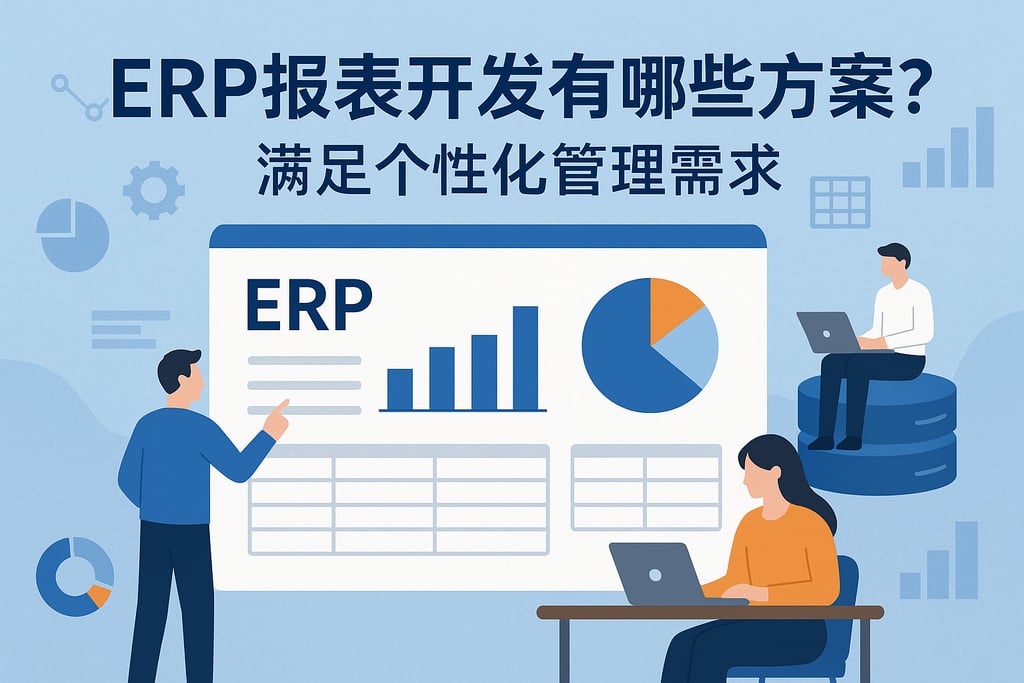 ERP报表开发有哪些方案？满足个性化管理需求