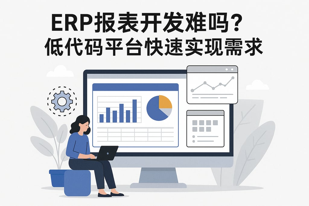 ERP报表开发难吗？低代码平台快速实现需求