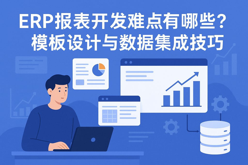 ERP报表开发难点有哪些？模板设计与数据集成技巧