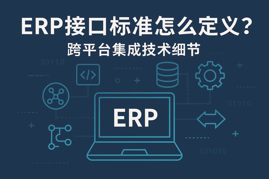 ERP接口标准怎么定义？跨平台集成技术细节