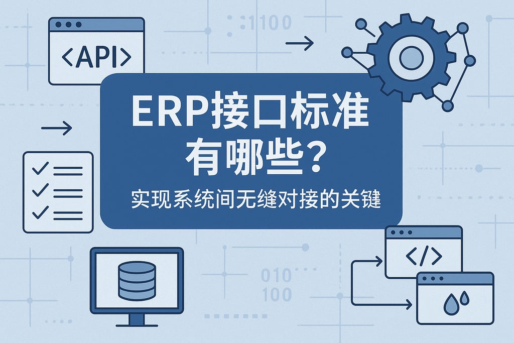 ERP接口标准有哪些？实现系统间无缝对接的关键