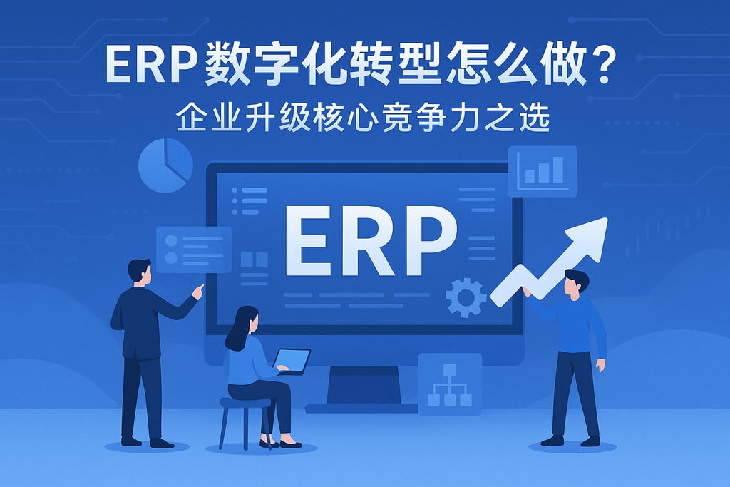 ERP数字化转型怎么做？企业升级核心竞争力之选