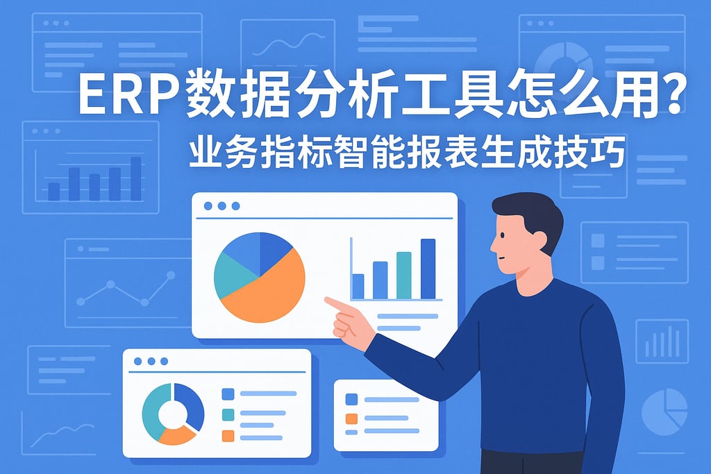 ERP数据分析工具怎么用？业务指标智能报表生成技巧