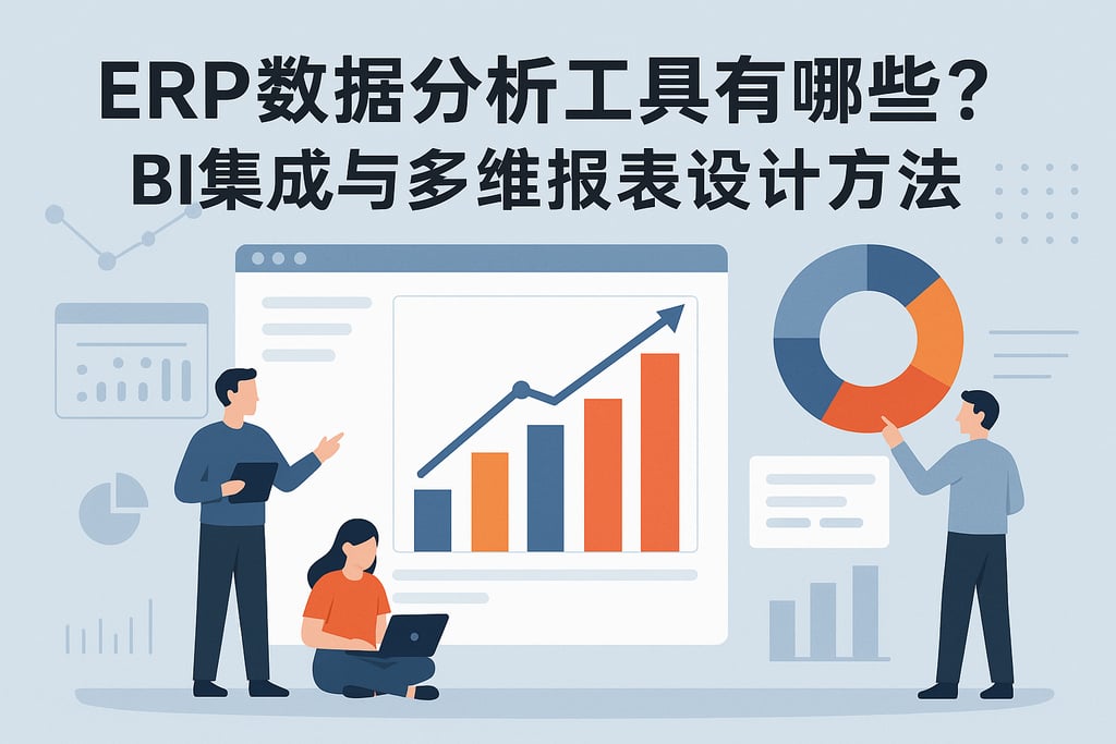 ERP数据分析工具有哪些？BI集成与多维报表设计方法