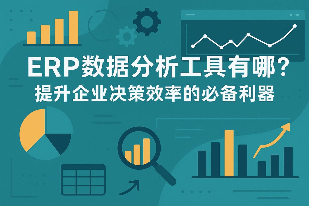 ERP数据分析工具有哪些？提升企业决策效率的必备利器