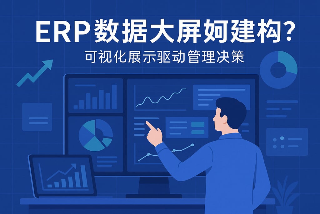ERP数据大屏如何搭建？可视化展示驱动管理决策