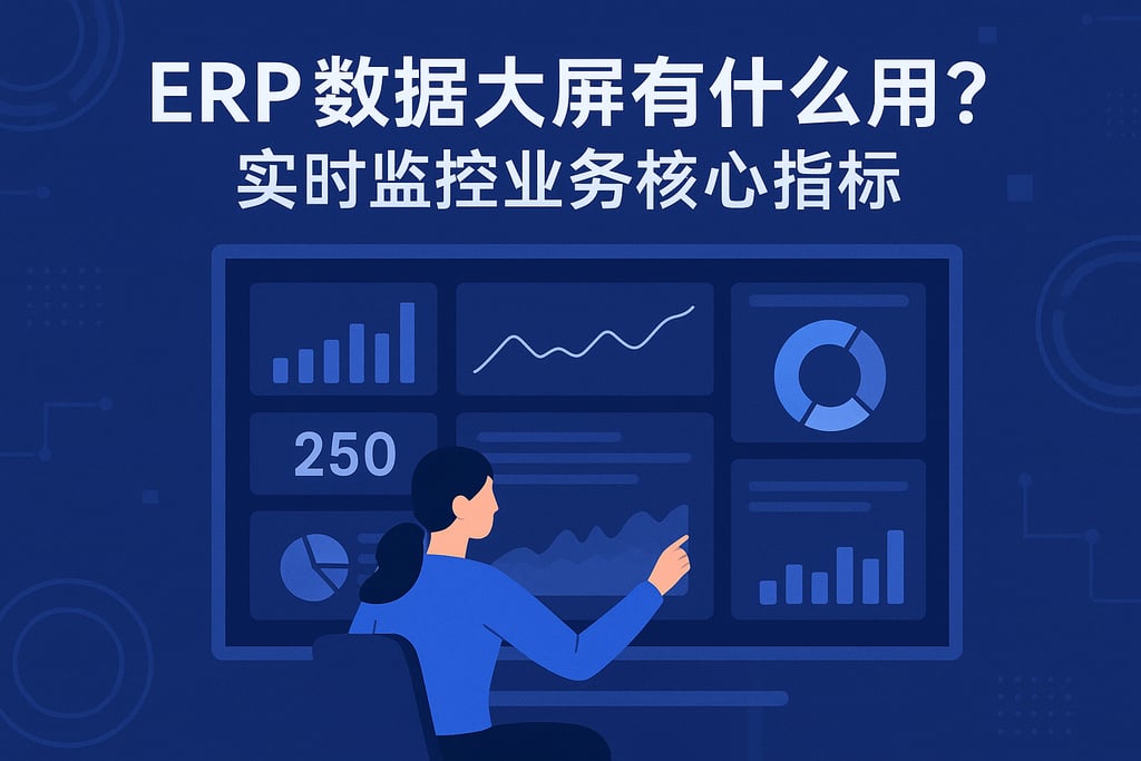 ERP数据大屏有什么用？实时监控业务核心指标