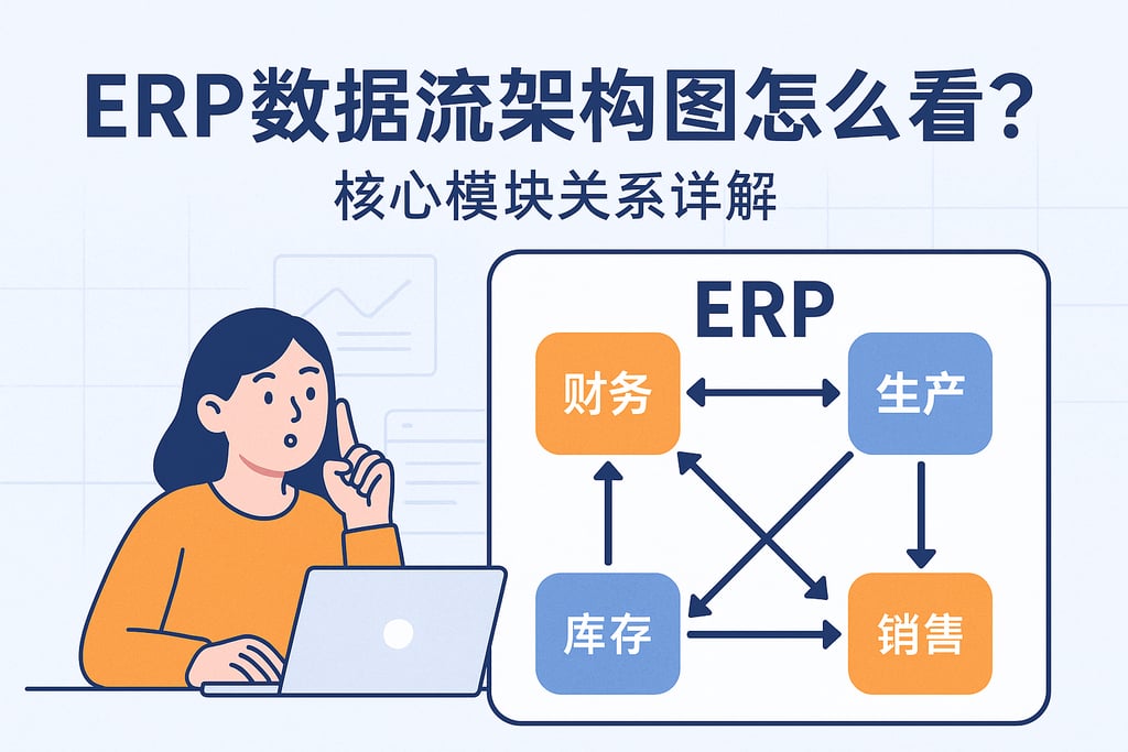 ERP数据流架构图怎么看？核心模块关系详解