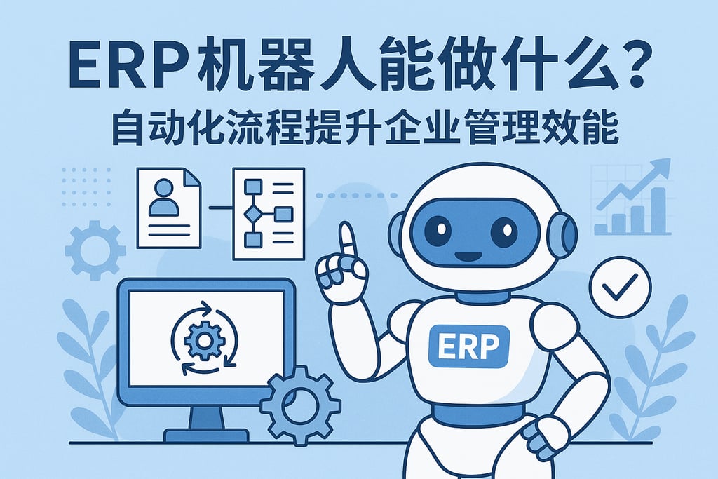 ERP机器人能做什么？自动化流程提升企业管理效能