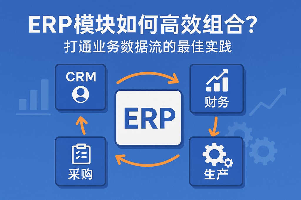 ERP模块如何高效组合？打通业务数据流的最佳实践