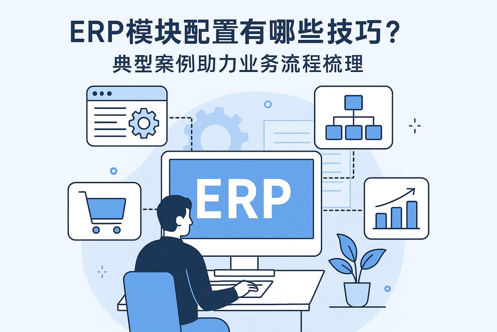 ERP模块配置有哪些技巧？典型案例助力业务流程梳理