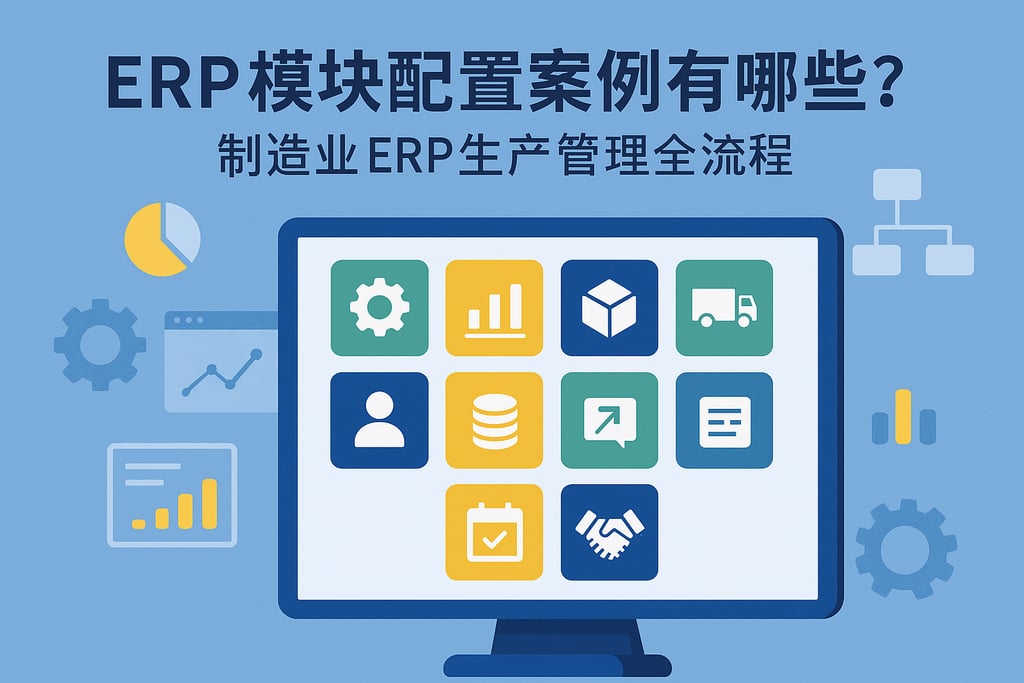 ERP模块配置案例有哪些？制造业ERP生产管理全流程