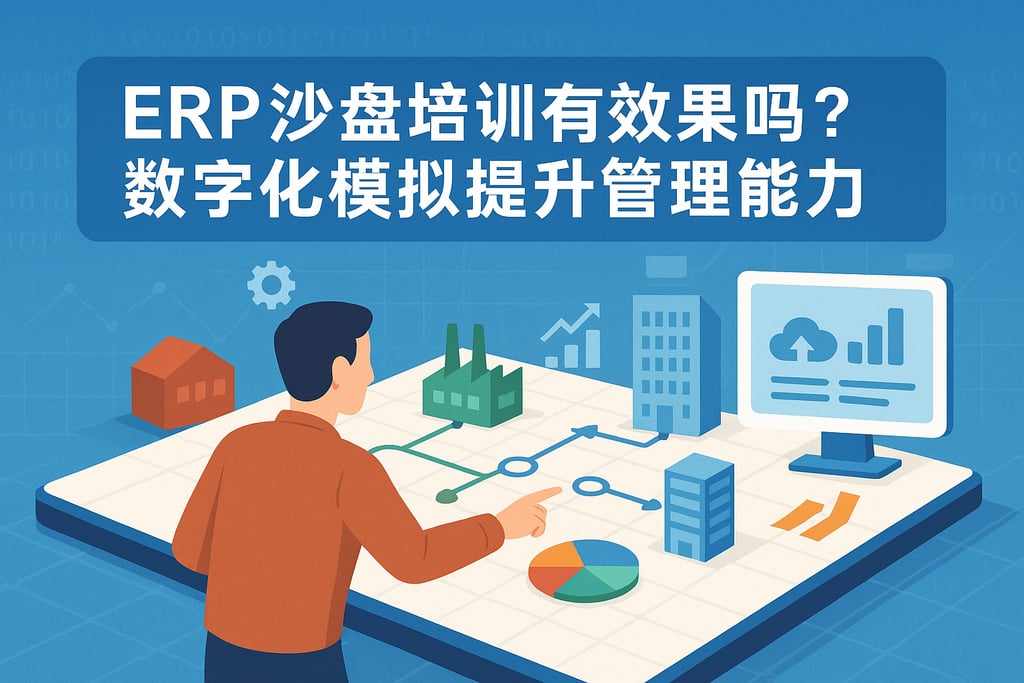 ERP沙盘培训有效果吗？数字化模拟提升管理能力