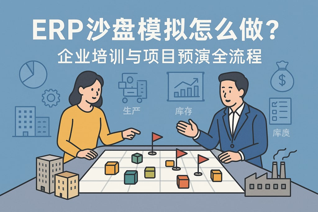 ERP沙盘模拟怎么做？企业培训与项目预演全流程