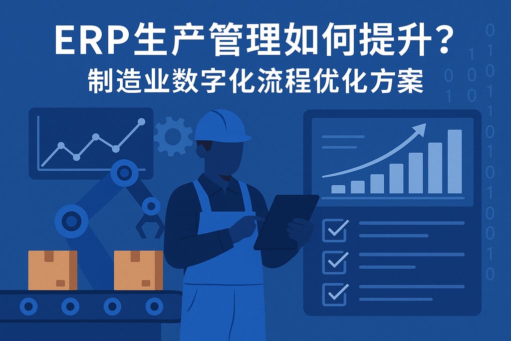ERP生产管理如何提升？制造业数字化流程优化方案