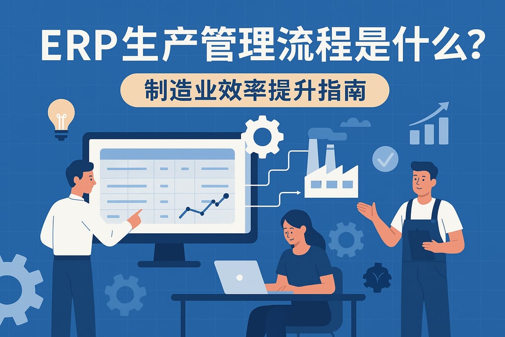 ERP生产管理流程是什么？制造业效率提升指南
