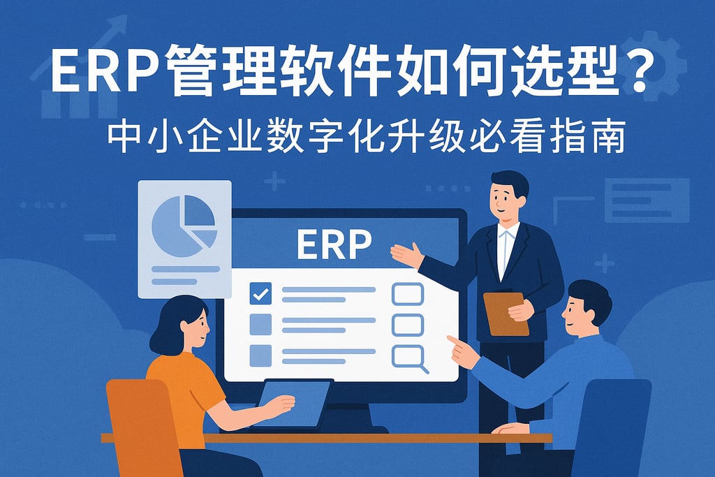 ERP管理软件如何选型？中小企业数字化升级必看指南