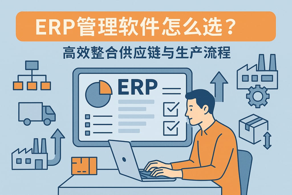 ERP管理软件怎么选？高效整合供应链与生产流程