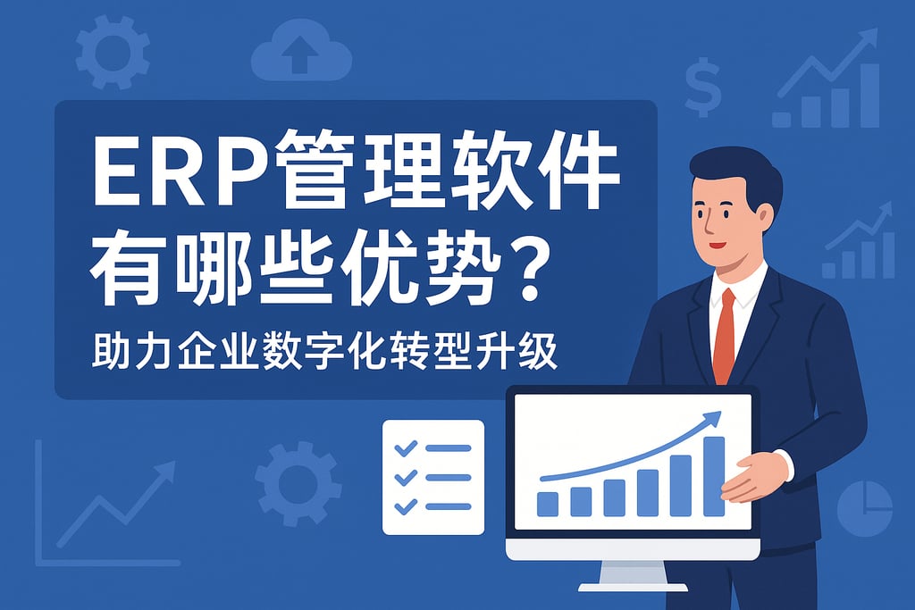 ERP管理软件有哪些优势？助力企业数字化转型升级
