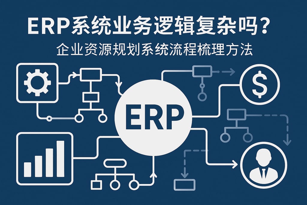 ERP系统业务逻辑复杂吗？企业资源规划系统流程梳理方法