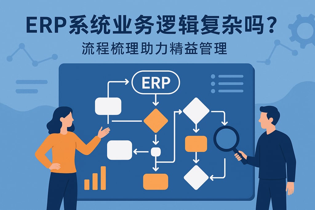 ERP系统业务逻辑复杂吗？流程梳理助力精益管理