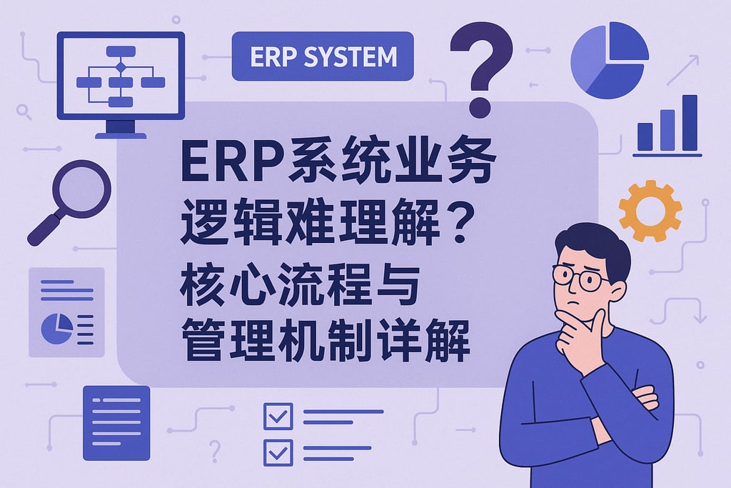 ERP系统业务逻辑难理解？核心流程与管理机制详解