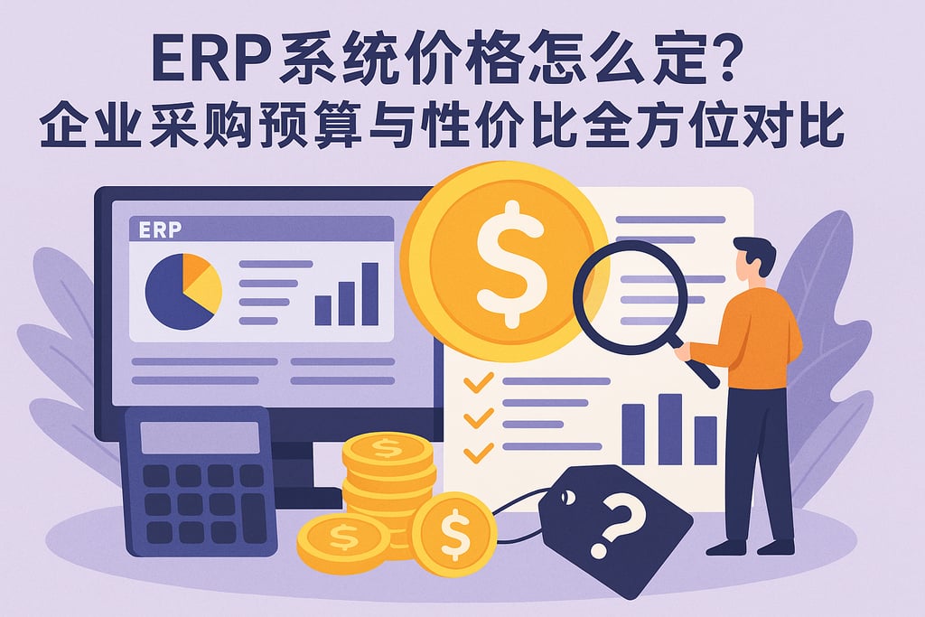 ERP系统价格怎么定？企业采购预算与性价比全方位对比